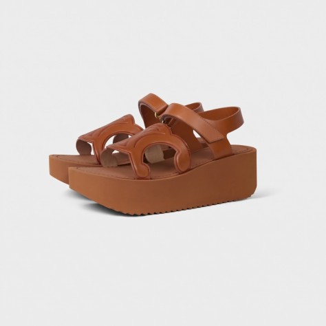 CELINE Sunny Sandal Brown
